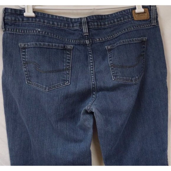 Levis Signature Misses 14 Medium Low Rise Bootcut Medium Wash Denim Jeans 38x30 - Picture 7 of 11